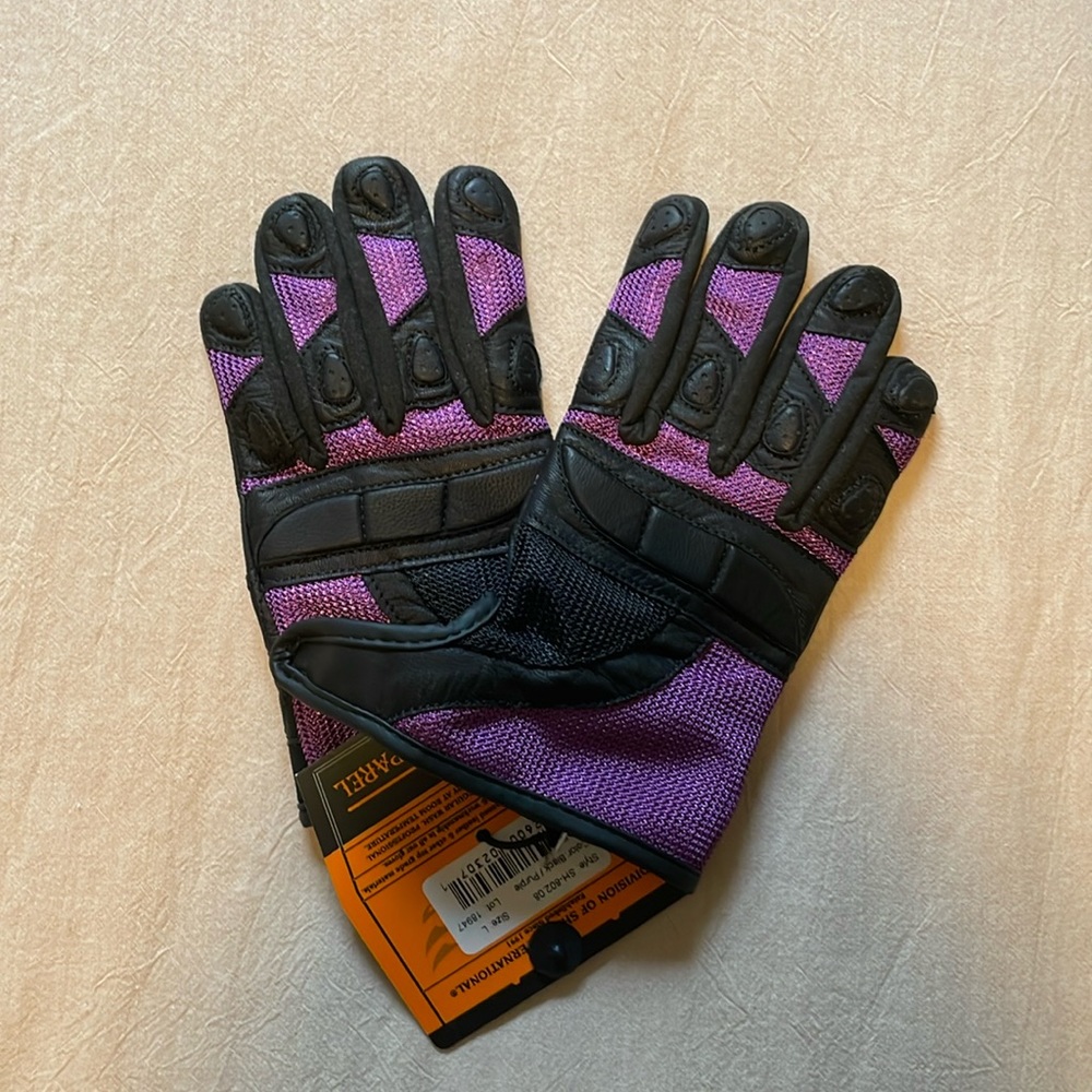 Milwaukee Leather Racing Gloves with Padding